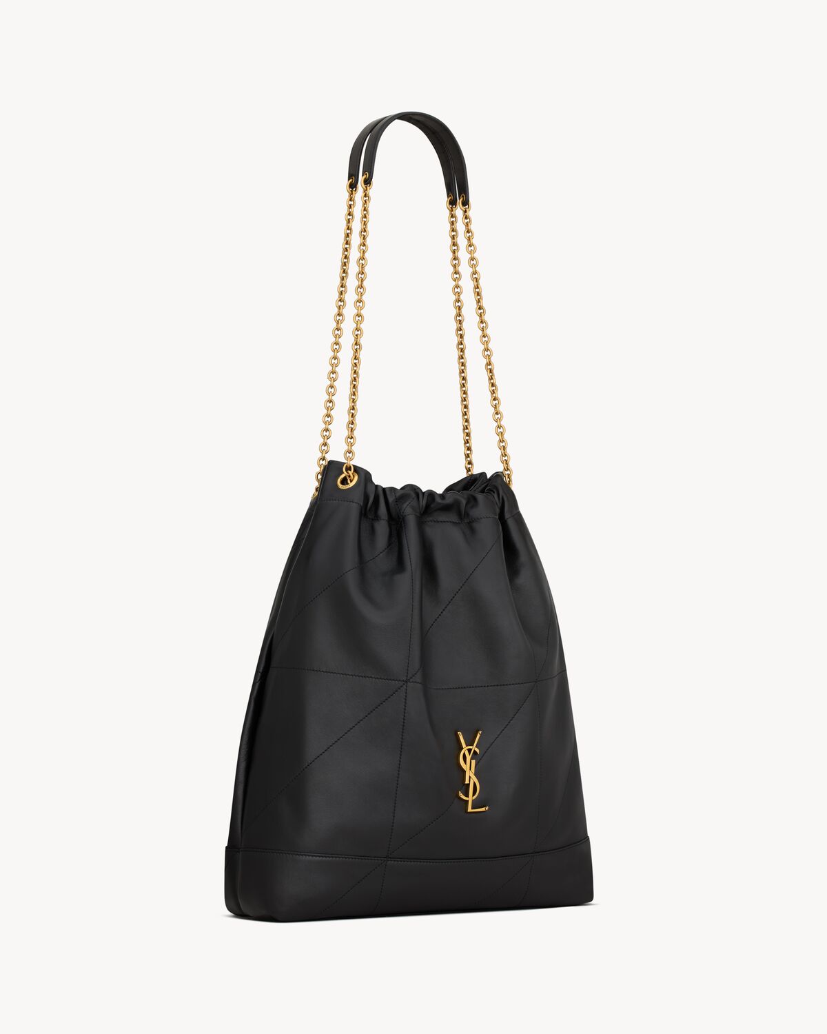 YSL Jamie Large Pochon In Lambskin - Image 5
